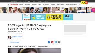 
                            1. 26 Things All JB Hi-Fi Employees Secretly Want You To Know