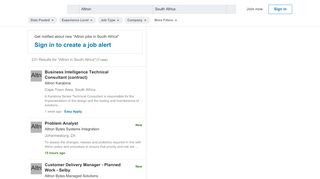 
                            6. 276 Altron jobs in South Africa (1 new) - LinkedIn
