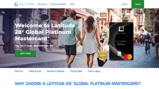 
                            5. 28 Degrees Platinum Mastercard - International Credit Card