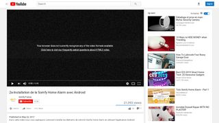
                            9. 2a-Installation de la Somfy Home Alarm avec Android - YouTube