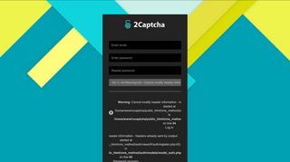 
                            1. 2Captcha.com: account registration - Online CAPTCHA …