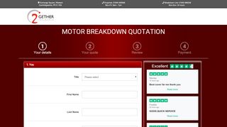 
                            2. 2Gether Insurance | Motor Breakdown Cover