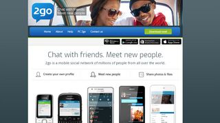 
                            3. 2go mobile social network