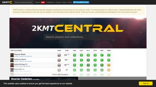 
                            11. 2KMTCentral | NBA 2K19 MyTEAM Database
