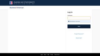 
                            8. 2KSB | Login - American University