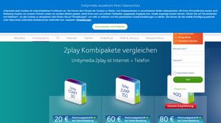 
                            2. 2play Kombipakete: Internet und Telefon in ... - Unitymedia