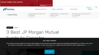 
                            6. 3 Best JP Morgan Mutual Funds to Consider - Nasdaq.com