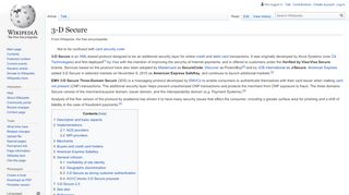 
                            9. 3-D Secure - Wikipedia