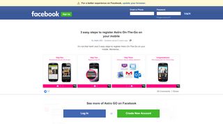 
                            4. 3 easy steps to register Astro On-The-Go on your mobile | Facebook