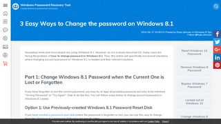 
                            5. 3 Easy Ways to Change the password on Windows 8.1