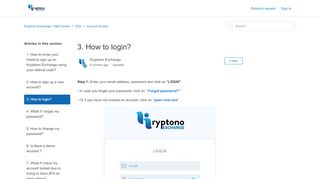 
                            3. 3. How to login? – Kryptono Exchange - Help Center