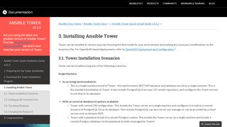 
                            2. 3. Installing Ansible Tower — Ansible Tower Quick Install ...