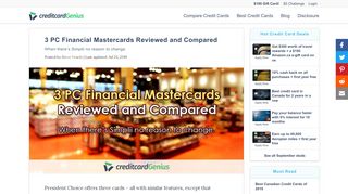 
                            11. 3 PC Financial Mastercards Reviewed and Compared ...