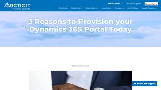 
                            9. 3 Reasons to Provision Your Dynamics 365 Portal Today - Arctic IT