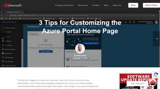 
                            6. 3 Tips for Customizing the Azure Portal Home Page | Enhansoft