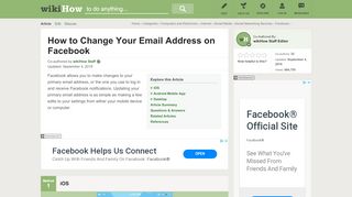 
                            10. 3 Ways to Change Your Email Address on Facebook - wikiHow