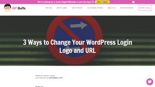 
                            11. 3 Ways to Change Your WordPress Login Logo and …