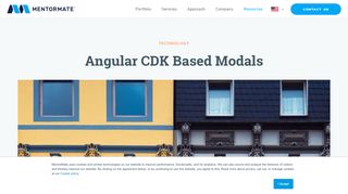 
                            7. 3 Ways to Create a Modal Window With the Angular CDK - MentorMate