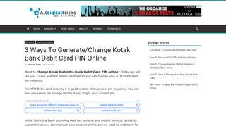 
                            8. 3 Ways To Generate/Change Kotak Bank Debit Card …