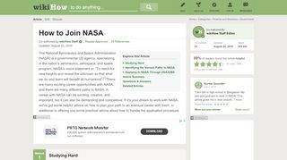 
                            9. 3 Ways to Join NASA - wikiHow