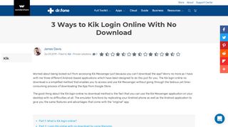 
                            11. 3 Ways to Kik Login Online With No Download