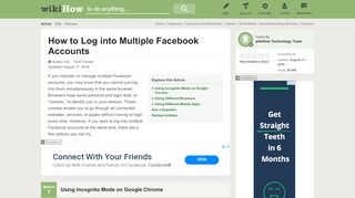 
                            6. 3 Ways to Log into Multiple Facebook Accounts - wikiHow