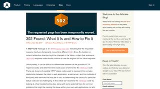 
                            9. 302 Found: What It Is and How to Fix It - Airbrake