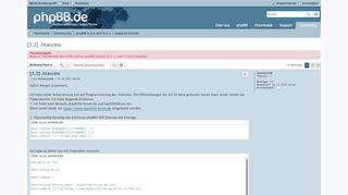 
                            1. [3.2] .htaccess - phpBB.de