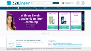 
                            2. 321Linsen.de: Kontaktlinsen online - Bis zu 50% günstiger als ...