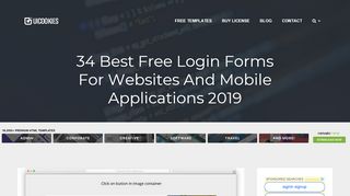 
                            6. 34 Best Free Login Forms For Websites And Mobile Applications 2019