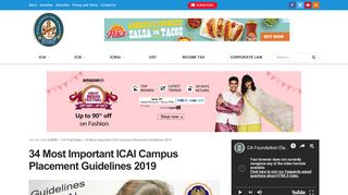 
                            6. 34 Most Important ICAI Campus Placement …