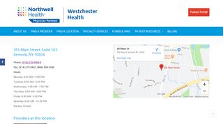 
                            4. 355 Main Street, Suite 103, Armonk, NY 10504 | Westchester Health