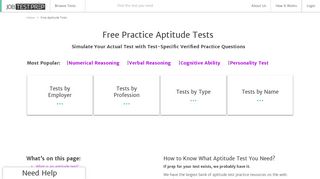 
                            2. 36 Free Aptitude Tests & Full Study Guides ▷ Practice ... - JobTestPrep