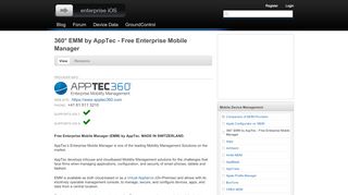 
                            7. 360° EMM by AppTec - Free Enterprise Mobile Manager ...