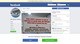 
                            4. 360 Soccer Training - Home | Facebook