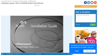 
                            9. 3Com 3CDSG8 Switch User Manual | manualzz.com