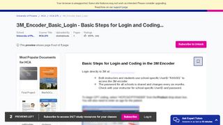 
                            5. 3M_Encoder_Basic_Login - Basic Steps for Login and Coding ...