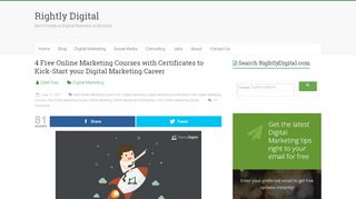 
                            7. 4 Free Online Marketing Courses with Certificates to Kick ...