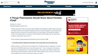 
                            8. 4 Things Pharmacists Should Know About Florida's PDMP