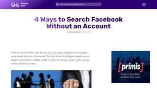 
                            4. 4 Ways to Search Facebook Without an Account