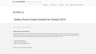 
                            8. 40% OFF | EziBuy discount code Australia | August 2019