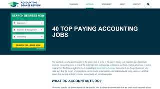 
                            7. 40 Top Paying Accounting Jobs - The Accounting Degree Review