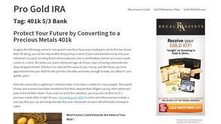 
                            7. 401k 5/3 Bank | Pro Gold IRA