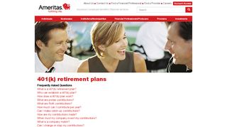 
                            5. 401(k) Retirement Plans - Ameritas