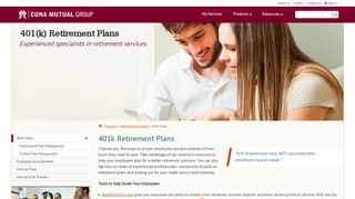 
                            10. 401k Retirement Plans - cunamutual.com