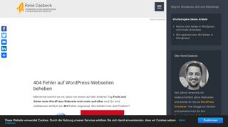 
                            4. 404 Fehler auf WordPress-Webseiten beheben