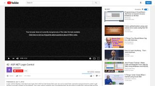 
                            7. 42 - ASP.NET Login Control - YouTube