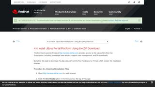 
                            4. 4.4. Install JBoss Portal Platform Using the ZIP Download