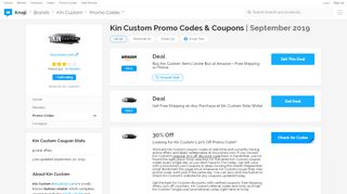 
                            6. 45% Off Kin Custom Promo Code (+5 Top Offers) Aug 19 — Kincustom ...