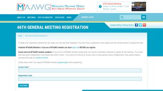 
                            5. 46th General Meeting Registration | M3AAWG